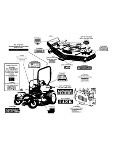 Part Location Diagram of 777D14027 MTD Label-Deck:Cubcom:60